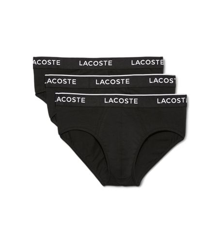 H3472_031 Lot de 3 bordereaux noirs 8H3472 (S), Casuel, Coton - Lacoste - Modalova