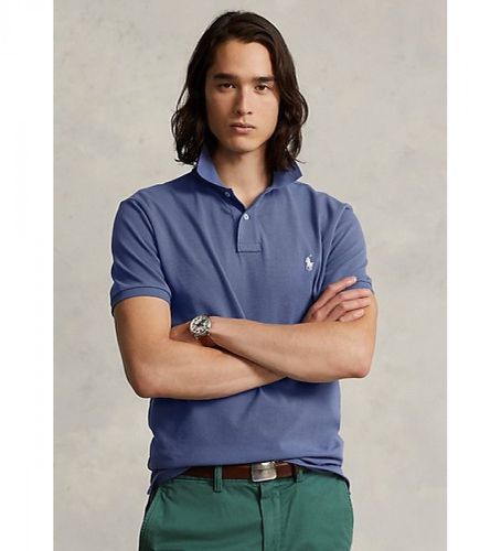 For man. 710680784322 Custom Slim Fit pique polo shirt (S), Casual, Purple, Cotton, Short sleeve - Polo Ralph Lauren - Modalova