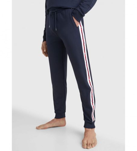 Til mænd. UM0UM01918 Navy Track joggers med snørebånd (S), Casual, Sport, Sportstøj, Modal, Blå - Tommy Hilfiger - Modalova