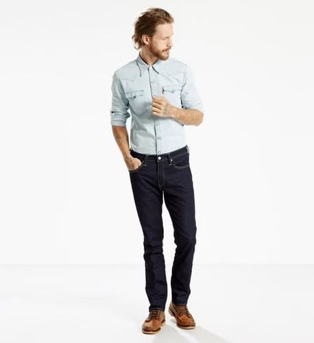 Til mænd. 04511-1786 Jeans 511 Slim Rock Cod navy (28/32), Casual, Bomuld, Bæredygtig, Blå - Levi's - Modalova