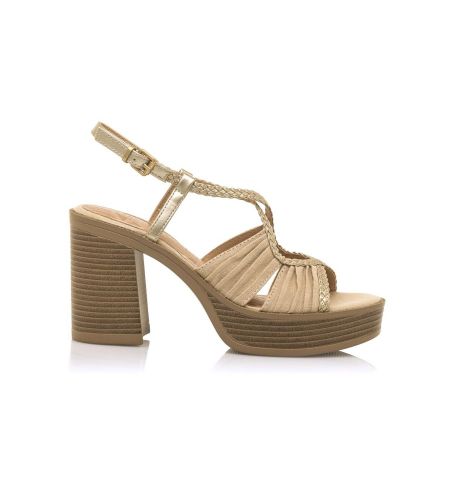 Til kvinder. 53385 Sandaler New 67 (40), Stof, 3-5 cm, Spænder, Casual - MTNG - Modalova