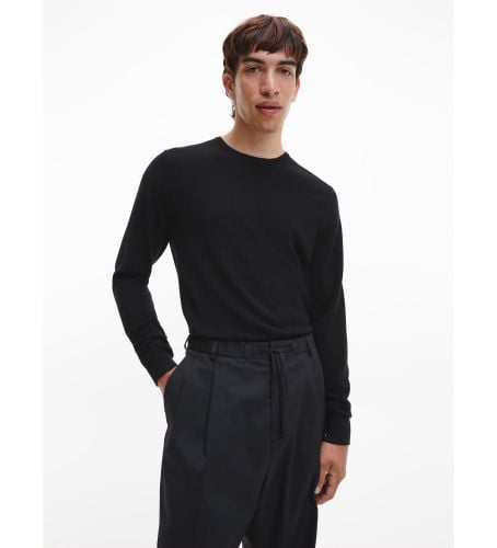 Til mænd. K10K109474 Merino uld jumper (XS), Casual, Bomuld, Lange ærmer - Calvin Klein - Modalova