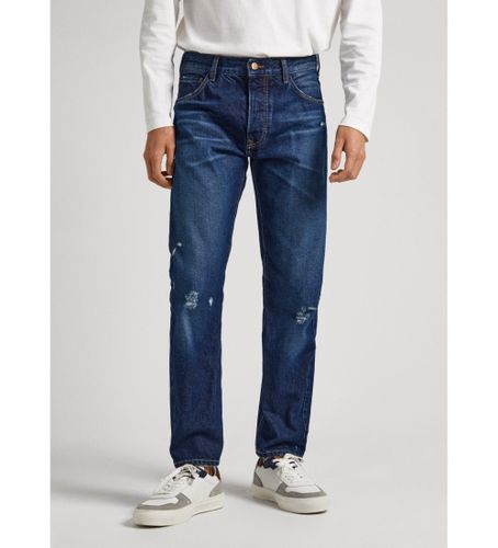 Til mænd. PM207338 Easton slidte jeans (28/32), Casual, Bomuld, Denim, Bæredygtig - Pepe Jeans - Modalova