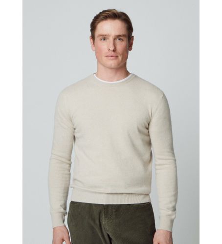 Til mænd. HM703028 Merino Cash Mix-trøje (XL), Casual, Bomuld, Klassisk, Lange ærmer - Hackett London - Modalova