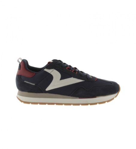 Til mænd. 8801100 Retro Jogger navy lædersko (41), Fast, Ruskind, Blonder, Casual, Blå - Victoria - Modalova