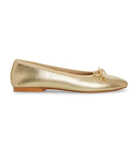Til kvinder. SM11002909 Gyldne ballerinaer ballerinaer (37), Guldfarvet, Fast, Ingen, Casual - Steve Madden - Modalova