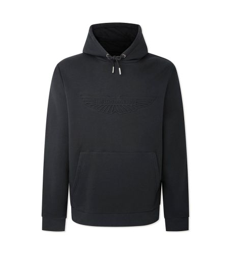 Til mænd. HM581203 Præget sweatshirt med hætte, (L), Casual, Bomuld, Lange ærmer - Hackett London - Modalova