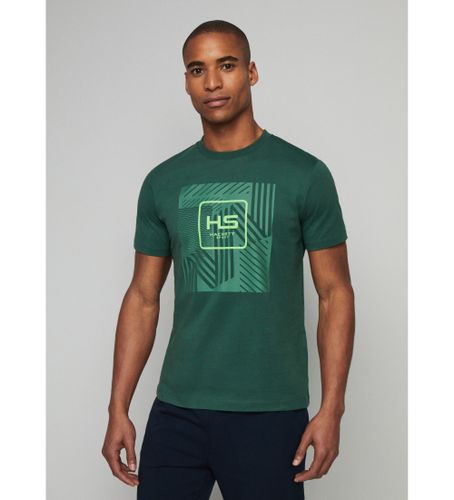 Til mænd. HM500801 Hs grafisk T-shirt (XXL), Casual, Bomuld, Korte ærmer - Hackett London - Modalova