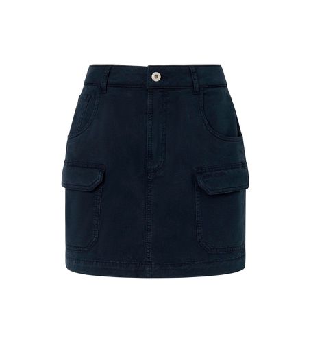 Til kvinder. PL901102 Tara nederdel navy (XS), Casual, Bomuld, Blå - Pepe Jeans - Modalova