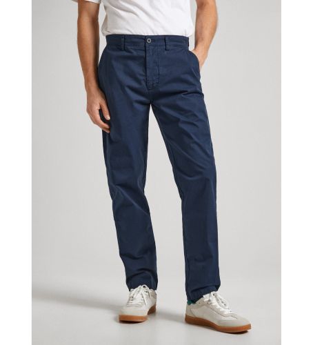 Til mænd. PM211699 Slim Bukser Chino 2 navy (29), Casual, Bomuld, Blå - Pepe Jeans - Modalova