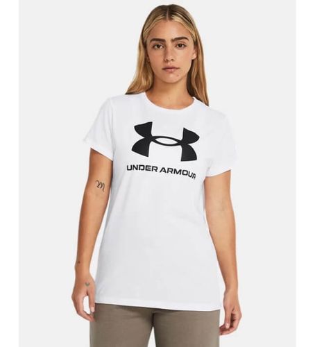 Til kvinder. 1356305 Sportstyle T-shirt (L), Casual, Bomuld, Multisport, Korte ærmer - Under Armour - Modalova