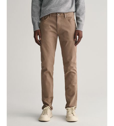 Til mænd. 1000262 Slim Fit Jeans Ørkenbrun (29/32), Casual, Bomuld, Bæredygtig - Gant - Modalova