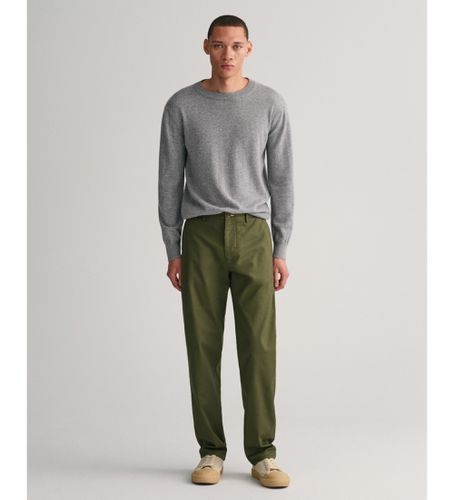 Til mænd. 1505250 Regular Fit Tech Prep grønne chino-bukser (31/34), Casual, Bomuld - Gant - Modalova