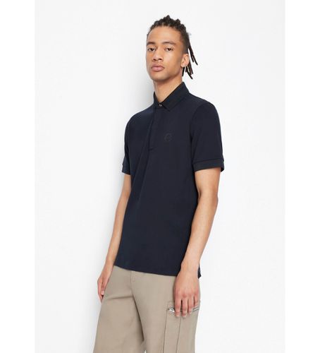 Til mænd. 8NZF91ZJ81Z1510 Polo Bomuld Klassisk navy (S), Casual, Korte ærmer, Blå - Armani Exchange - Modalova