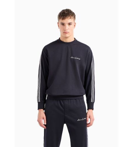 Til mænd. 8NZMSGZ9N1Z1510 Navy sweatshirt (L), Casual, Polyester, Modal, Lange ærmer, Blå - Armani Exchange - Modalova