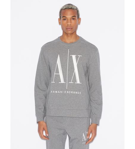 Til mænd. 8NZMPAZJ1ZZ3930 sweatshirt (L), Casual, Bomuld, Lange ærmer - Armani Exchange - Modalova