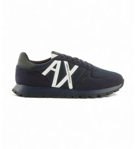 Til mænd. XUX169XV660N151 Sneakers med snørebånd navy (44), Fast, Blonder, Casual, Blå - Armani Exchange - Modalova