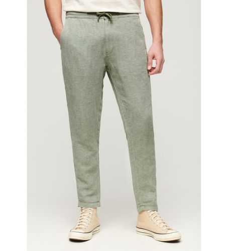 Til mænd. M7011107A Hørbukser med snøre (L), Casual, Linned - Superdry - Modalova