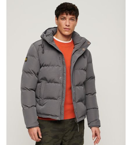 Til mænd. M5011743A Everest vatteret hættejakke med hætte (S), Casual, Polyester, Lange ærmer - Superdry - Modalova