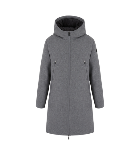 Til mænd. 6DPK05_PNHLZ parka i uldblanding med hætte (L), Casual, Polyester - EA7 - Modalova