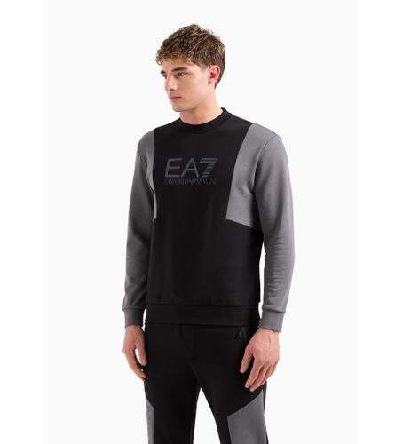 Til mænd. 6DPM32_PJVTZ Athletic Colour Block sweatshirt med rund hals, (M), Casual, Sport, Bomuld, Multisport - EA7 - Modalova