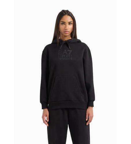 Til kvinder. 6DTM14_TJZUZ Visibility sweatshirt med hætte i bomuldsblanding, (M), Casual, Sport, Multisport - EA7 - Modalova