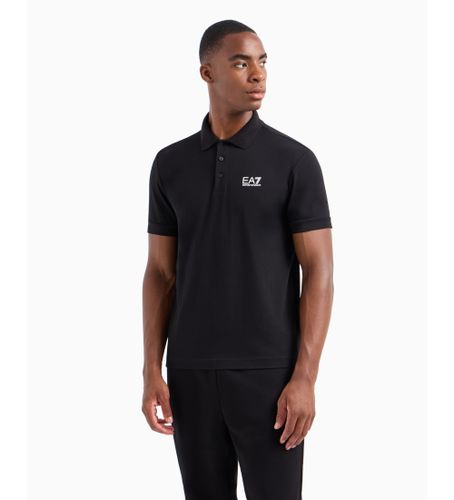 Til mænd. 8NPF14_PJVQZ Core identity polo shirt i bomuld med stretch (L), Casual, Korte ærmer - EA7 - Modalova