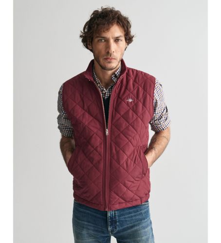 Til mænd. 7006341 Windcheater quiltet vest Bordeaux (L), Casual, Rødbrun, Bæredygtig - Gant - Modalova