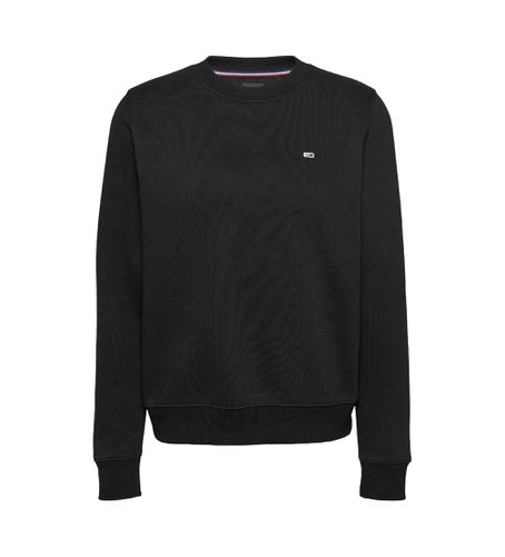 Til kvinder. DW0DW19959 Crewneck-sweatshirt med logo (L), Casual, Økologisk bomuld, Bæredygtig - Tommy Jeans - Modalova