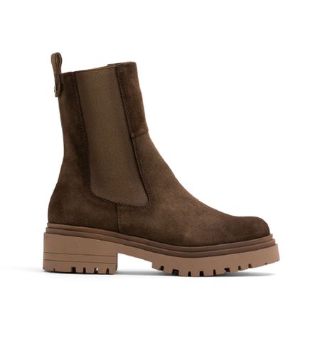 Til kvinder. 4626-008 Ankelstøvler i med elastik Fleur Brown (36), Brun, 3-5 cm, Ingen, Casual - Porronet - Modalova