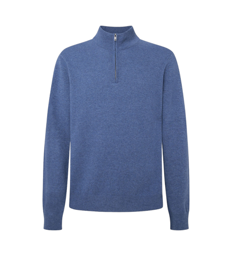 Til mænd. HM703247 Merino Cash Mix Hz trøje (M), Casual, Bomuld - Hackett London - Modalova