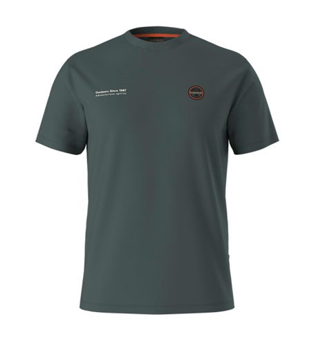 Til mænd. NP0A4I3N T-shirt S-Badges (M), Casual, Sport, Bomuld, Multisport, Korte ærmer - Napapijri - Modalova