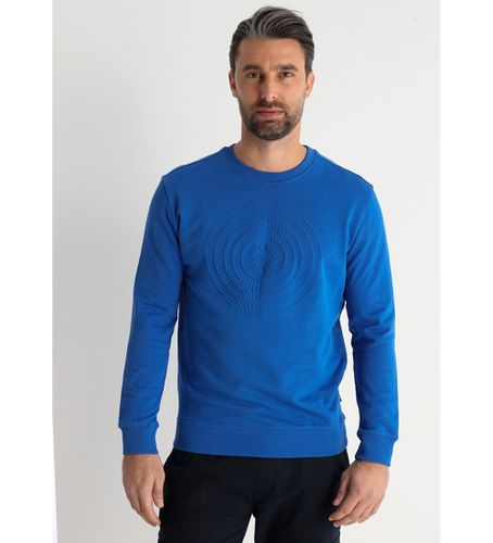 Til mænd. 660227141 labyrint-præget sweatshirt uden hætte (XL), Casual, Bomuld, Lange ærmer - Victorio & Lucchino, V&L - Modalova