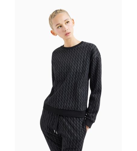 Til kvinder. 8NYMLGYJE5Z1200 Sweatshirt i fransk frotté, (S), Casual, Bomuld - Armani Exchange - Modalova