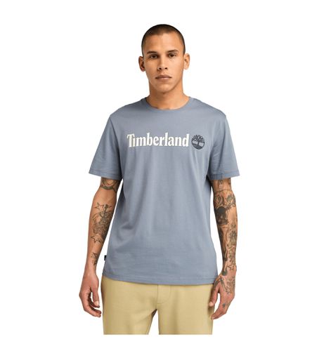 Til mænd. TB0A5UPQ0731 Kennebec river folkstone kortærmet lineær logo t-shirt (S), Casual, Bomuld, Korte ærmer - Timberland - Modalova