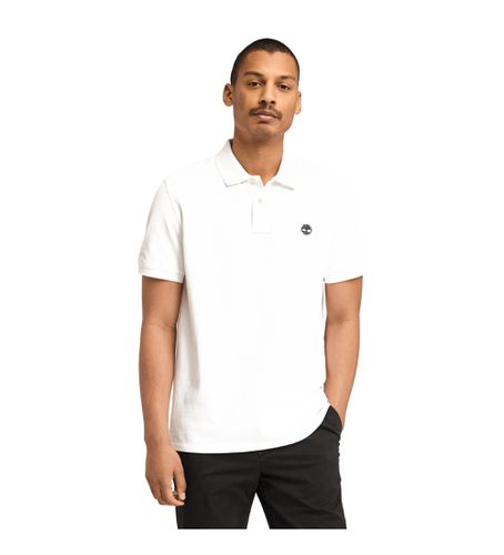 Til mænd. TB0A6VDP1001 Millers River kortærmet piqué polo shirt (S), Casual, Korte ærmer, Økologisk bomuld, Bæredygtig - Timberland - Modalova