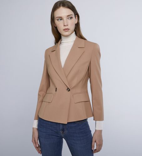 Til kvinder. 2423046101200 Blazer med brunt tema (38), Casual, Party, Klassisk, Polyester - Marella - Modalova