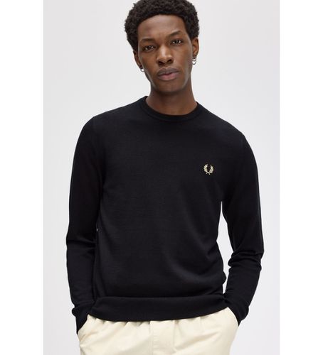 Til mænd. K9601 Klassisk trøje (S), Casual, Bomuld - Fred Perry - Modalova