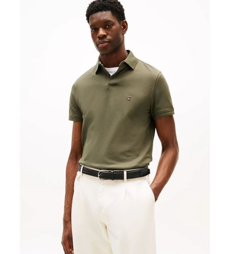Til mænd. MW0MW17770 Poloshirt med struktureret piqué 1985 Collection (L), Casual, Bomuld, Korte ærmer - Tommy Hilfiger - Modalova