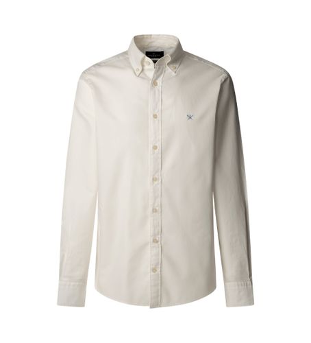 Til mænd. HM3010263 Slim fit oxfordskjorte (M), Casual, Bomuld, Lange ærmer - Hackett London - Modalova