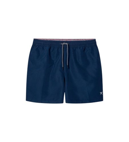 Til mænd. HMB10131 Icon solid navy badedragt (L), Badetøj, Polyester, Blå - Hackett London - Modalova