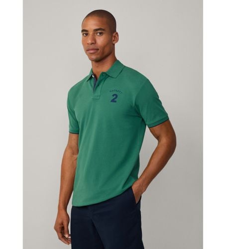 Til mænd. HM563414 Heritage classic fit polo shirt (M), Casual, Bomuld, Korte ærmer - Hackett London - Modalova