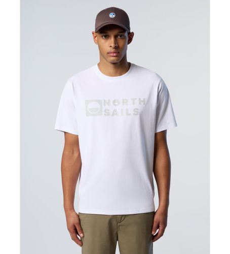 Til mænd. 693028 Grafisk kortærmet T-shirt (S), Casual, Bomuld, Korte ærmer - North Sails - Modalova