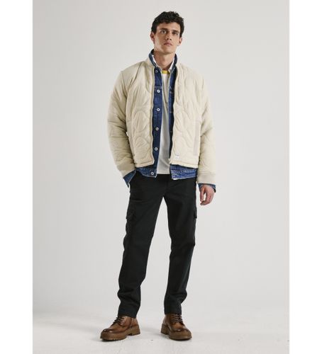 Til mænd. PM403061 Malabar bomberjakke (L), Casual, Polyester - Pepe Jeans - Modalova