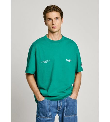 Til mænd. PM509793 Colville T-shirt (L), Casual, Bomuld, Korte ærmer, Bæredygtig - Pepe Jeans - Modalova