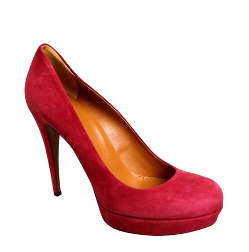 Women's Suede Platform Pump Shoes - Gucci - Modalova