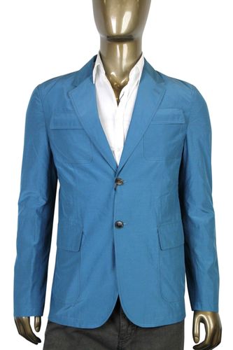 Men's Light Blazer Cotton Silk Two Button Jacket (G 54 / US 44) - Gucci - Modalova