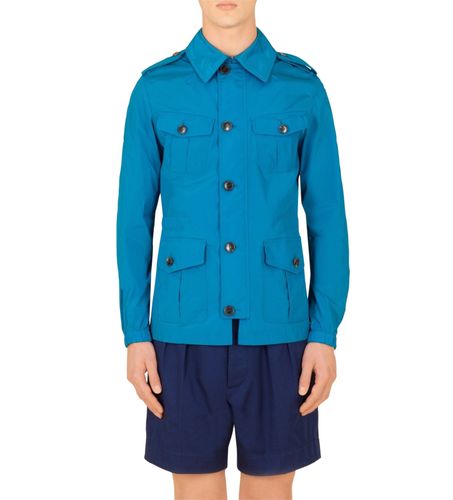 Men's Stretch Windbreak Polyamide Elastane Blouse Jacket (G 46 / US 36) - Gucci - Modalova