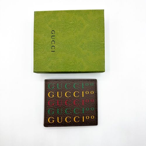 Centennial Men's Leather Bifold Wallet - Gucci - Modalova