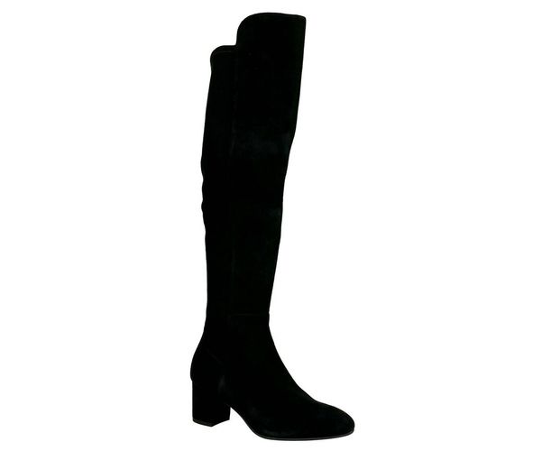 Women's Suede With Elastic Back Heel Knee High Boot - Stuart Weitzman - Modalova